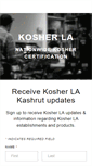 Mobile Screenshot of kosherla.org